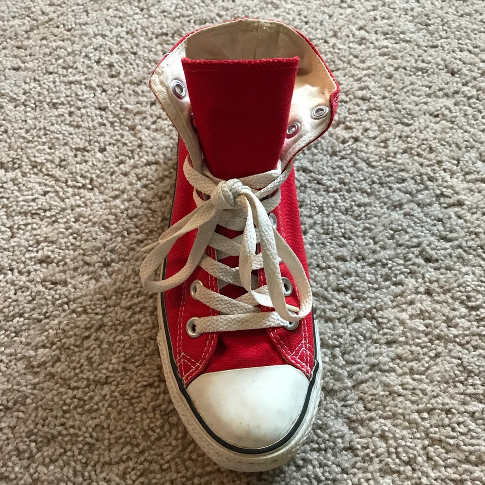 Converse Red High Top Sneaker